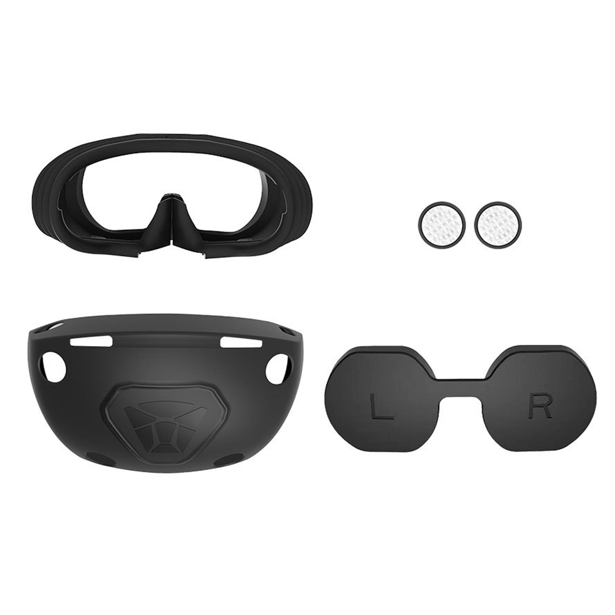 HIBLOKS 4Pcs Silicone Protective Case Set for PS VR2 Headset Lens Cover VR Accessories HIBLOKS 4Pcs Silicone Protective Case Set for PS VR2 Headset Lens Cover VR Accessories